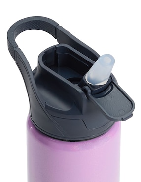 Termo de acero inoxidable Mackenzie Rainbow Ombre con tapa flip top 650 ml