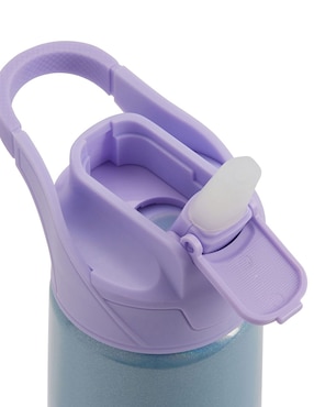 Termo de acero inoxidable Mackenzie Ombré con tapa rosca 651 ml