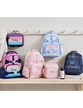 Mochila escolar Mackenzie Rainbow impermeable para niña