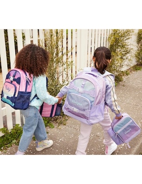 Mochila escolar Mackenzie Rainbow impermeable para niña
