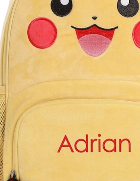 Mochila infantil pikachu unisex