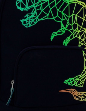 Mochila escolar Mackenzie T-Rex Blueprint unisex