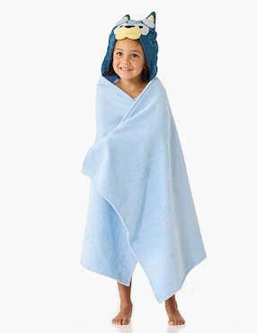 Toalla con gorro Bluey Kid Wrap Bluey de algodón infantil