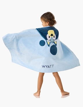 Toalla con gorro Bluey Kid Wrap Bluey de algodón infantil