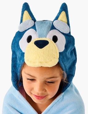 Toalla con gorro Bluey Kid Wrap Bluey de algodón infantil