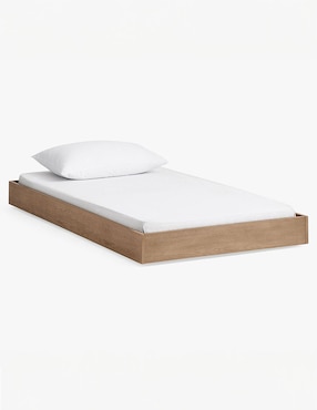 Cama baja Catalina Pottery Barn Kids de madera individual