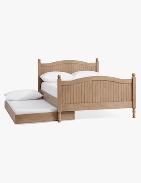 Cama baja Catalina Pottery Barn Kids de madera individual