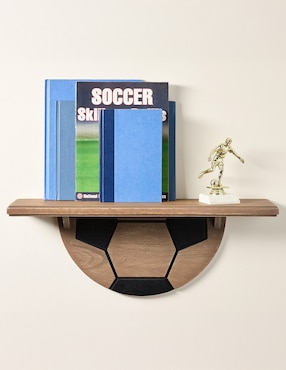 Repisa armable Soccer de madera mango