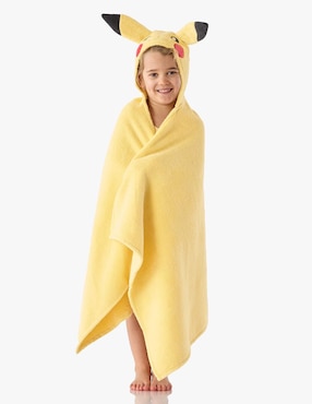 Toalla con gorro Pokémon Pikachu de algodón