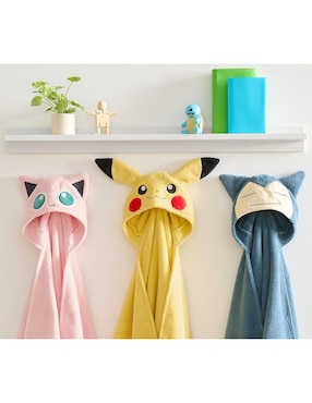 Toalla con gorro Pokémon Pikachu de algodón