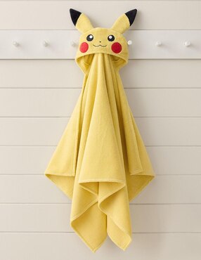 Toalla con gorro Pokémon Pikachu de algodón