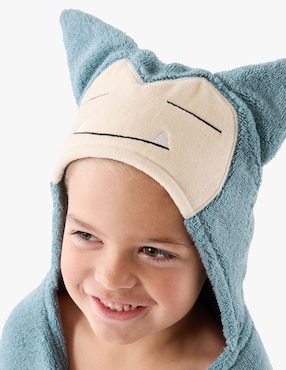 Toalla con gorro Pokémon Snorlax de algodón infantil