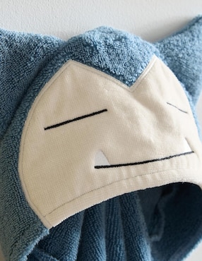 Toalla con gorro Pokémon Snorlax de algodón infantil