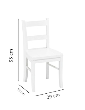 Silla My First Play Chair de madera roble