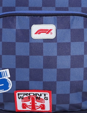 Mochila escolar Formula 1 impermeable para niño