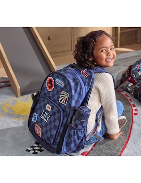 Mochila escolar Formula 1 impermeable para niño