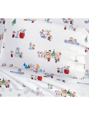 Juego de sábanas de algodón Charlie Brown Holi Juego de sábanas de algodón Charlie Brown Holi