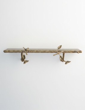 Repisa armable Sculpted Bird de aluminio