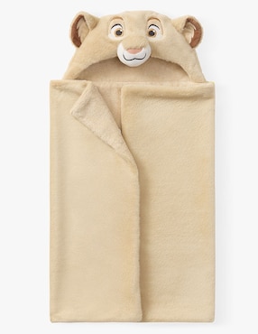 Toalla con gorro Disney Simba de algodón