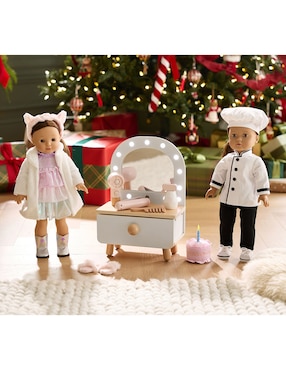 Set belleza Light Up Doll Mirror