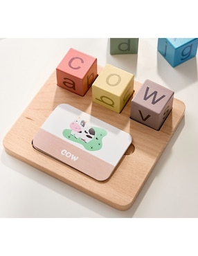 Juguete de ortografía con bloques juego didáctico unisex