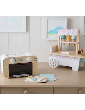 Set cocina juguete Mini hornito con luz