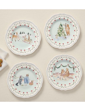 Plato navideño Riley Sheehey de melamina