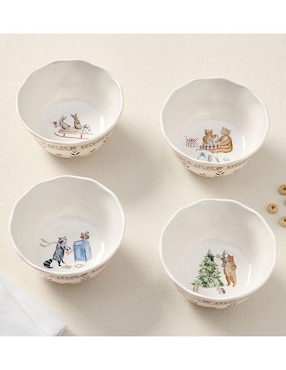 Bowl navideño Riley Sheehey de melamina