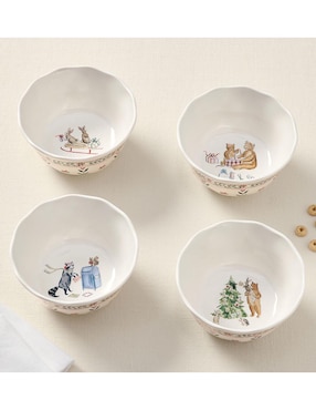 Bowl navideño Riley Sheehey de melamina