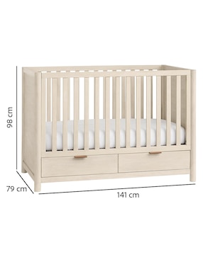 Cuna convertible a cama infantil Coronado