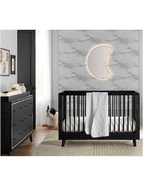 Kit de cuna con barandal Riley