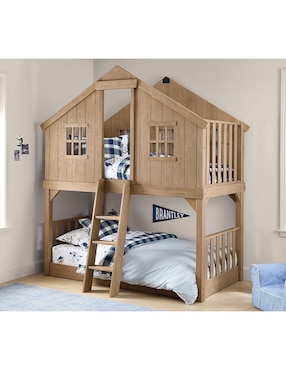 Litera Treehouse Seadrift de madera pino individual