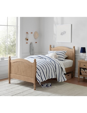 Cama Catalina de madera individual