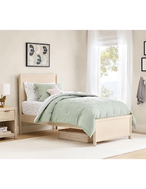 Cama Coronado de madera individual