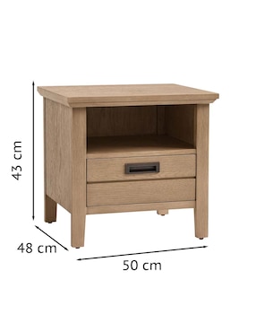 Buró Emery de madera álamo