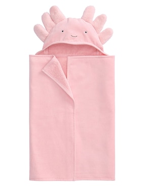 Toalla con gorro Critter Ajolote de algodón