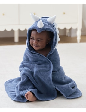 Set de toalla con gorro Dino de algodón