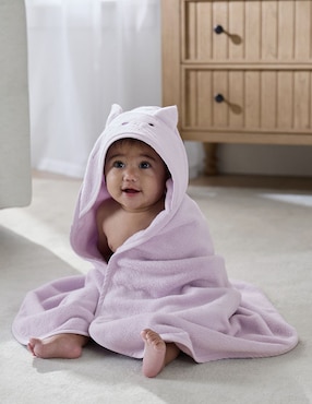 Set de toalla con gorro Gato de algodón