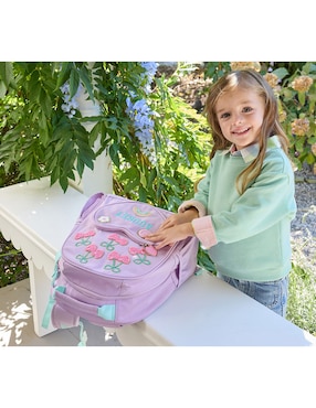 Mochila escolar Mackenzie SCL cherry bows para niña