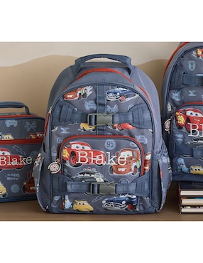 Mochila escolar Mackenzie Cars para niño