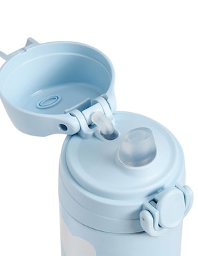 Termo de acero inoxidable Mackenzie Metallic Rainbows con tapa flip top 354 ml