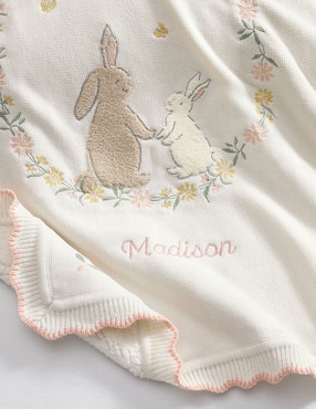 Cobija de tejido jacquard Riley Sheehey English Garden para niña