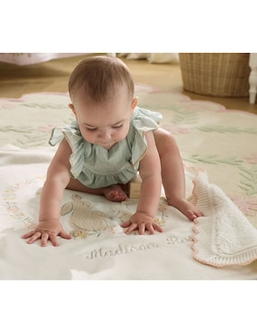 Cobija de tejido jacquard Riley Sheehey English Garden para niña