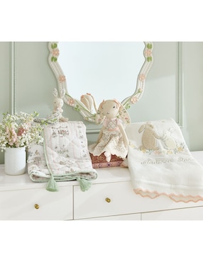 Cobija de tejido jacquard Riley Sheehey English Garden para niña