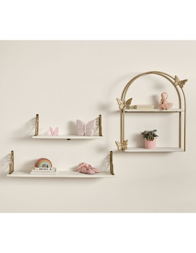 Repisa Gold Butterfly