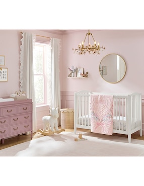 Repisa Gold Butterfly de madera mango
