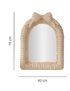 Espejo Rattan Bow