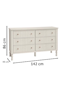 Cómoda Catalina de madera