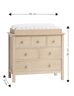 Cambiador Kendall de madera unisex