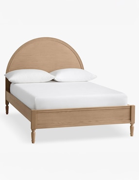 Cama Aubrey de madera matrimonial